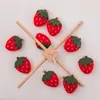 Mobiles# 1pc Baby Wooden Mobile Stroller Toys Cartoon Strawberry Rattle Crib Hanger Frame Bed Bell Baby Play Gym born Educational Toys 231016