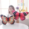 Bonecas de pelúcia 40/50 cm Real Life Butterfly Plush Travesseiro Soft Stuffed Animal Butterfly Almofada Simulação Brinquedos de pelúcia Decoração criativa Presentes 231016