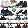 Con caja Jumpman 13 13s Zapatos de baloncesto Hombres Mujeres Lobo Gris Playoffs Universidad Azul Negro Flint Lucky Green Hyper Royal Black Cat Entrenador para hombre Zapatillas deportivas 36-47