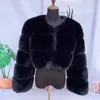 Casaco de pele feminino jaqueta de pele sintética casaco grosso curto moda inverno quente peludo folga oferece feminino sintético 231017