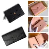 Leather womens luxury designer wallet Cards Holder Long purses trifold wallet Classic embossed Letter v wallet Men luxury flap wallets coin purse casual clutch