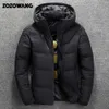 Men's Down Parkas ZOZOWANG High Quality White Duck Thick Jacket Men Coat Snow Male Warm Hooded Clothing Winter Outerwear 231017