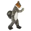 Costume de mascotte d'écureuil d'Halloween Taille adulte Personnage de thème d'anime de dessin animé Carnaval Robe unisexe Robe de soirée de performance fantaisie de Noël