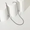 Chains 2mm Steel Color Stainless Chain Necklaces Twisted Twist Necklace Fashion Jewelry For Women