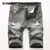 Kot pantolon yaz yeni erkekler kısa kot moda gündelik elastik denim şort marka kıyafetleri jean homme pantalon yüksek kalite x062048