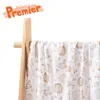 Quilts Kangobaby #My Soft Life# Design Summer Premier Quality Baby Muslin Swaddle Blanket High Density born Quilt Wrap 231017