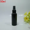 Bouteilles de pulvérisation en PET de 10 ml 20 ml 30 ml 50 ml 100 ml, flacons de parfum à brume noire, bouteille d'atomiseur vide, mini récipient d'échantillon de bricolage F1002 Xempa Qdjth