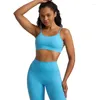 Yoga Outfit Top Women's V-shaped No-back Sports Bra Hollow Fitness Underwear Thickened Vest Push-up Sexy Girl