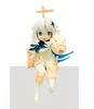 Sanat ve El Sanatları Genshin Etki Paimon Anime Figürleri PVC Toys Klee Venti Action Figma Koleksiyon Model Bebek Figma Sevimli Kız Brinquedos Figürin 231017