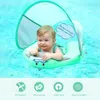 Inflatable Floats Tubes Mambobaby Baby Float Lying Swimming Rings Infant Waist Swim Ring Toddler Swim Trainer Non-inflatable Buoy Pool Accessories Toys 231017