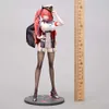 Brinquedos de dedo 25cm alter azur lane honolulu leve ver 1/7 sexy menina pvc figura de ação brinquedo adultos coleção hentai modelo boneca presentes