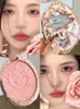Face Powder Flower Knows Dream Unicorn Embossed Blush Vibrant Peach Color Fine Natural Good Complexion Rouge Gentle Sweet Girl 231016