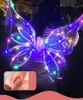 Halloween Toys Funny Electric Flapping Elf Dragonfly Butterfly Wings Girls Bionic Toys Kids Boy Halloween Music Lighting Dinosaur Wing Children 231016