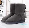 Australia Classic Lady Shoes Winter Waterproof Genuine Cowhide Leather Women Snow Boots