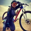 Rowerowe setki koszulki Xama Wear Spring Autumn Women S Długie rękawowe spodnie Triathlon Suit Lycra 20D żel 231017