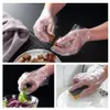 Gants jetables en plastique 100 pièces/sac, pour la préparation des aliments, pour la cuisine, le nettoyage, la manipulation des aliments, accessoires de cuisine LL