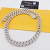 Pass Diamond Tester Gra Moissanite Diamond Chain Rapper Fashion Jewel Solid Sier Cuban Link Chain Hip Hop Cuban Necklaces