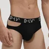 Sous-vêtements ORLVS Slips Sexy Sous-vêtements pour hommes Coton Hommes Culottes Taille basse Respirant Gay Man Brief Cuecas Masculinas OR683