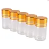Atacado 100 peças 2ml 16 * 26mm garrafas de vidro com tampas douradas mini frascos minúsculos frascosgood qty Isdqq