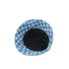 Bérets Jeans seaux chapeaux noir bleu chapeau pour hommes femmes Panama pêcheur casquettes été pêche seau soleil plat haut casquette