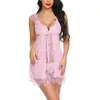 Sexig pyjamas spets nattdress sömnkläder underkläder set pajamas lady babydoll kostymer erotiska 231017