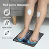 Foot Massager Massage Mat Feet Ems Calf Electric Tool Device Blood Circulation Spa Exerciser Insoles Myostimulator Machine Detox 231017