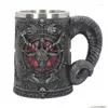 Canecas Canecas Criativas Copo de Vinho Uma Canção no Gelo e Fogo Caneca Game Thrones Embossed Cerveja Grande Capacidade Whisky Coffe Milk Cups Home Garden Dhx2O