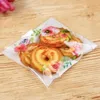 Gift Wrap 50Pcs 7cm&10cm Thank You Flower Pattern Plastic Bags Candy Cookie Bag DIY Self Adhesive Pouch For Wedding Birthday Party