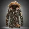 Masculino para baixo parkas casaco de inverno parka homme 5xl camuflagem jaqueta masculina grande gola de pele moda médio longo casacos 231017