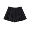 Skirts Mini For Women Korean Fashion Pleated Womens 2023 Summer Skirt Kawaii Clothes High Waisted White Irregular