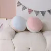 Poupées en peluche couleur Pure Macaron français gâteau rond créatif poupée en peluche oreiller coussin cadeau avec noyau décoration de la maison 231016