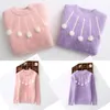 Pullover 5-15 Year Children's Clothing Girls Sweater O-Neck Thickened Long Sleeves s Autumn Winter Casual for 231016