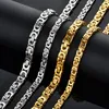 Łańcuchy moda luksusowy naszyjnik złoty łańcuch ze stali nierdzewnej Bizantyjska uliczna bioder biżuterii 240H