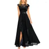 Party Dresses Szsy-SS01#aftonklänning Lång chiffong och spetsvin röd marinblå svart grön bröllop prom grossist split Amazon