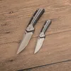 2st 2 st/set fickfolkkniv 8cr13mov satinblad aluminiumlegering handtag utomhus camping vandring edc överlevnad taktiska knivar