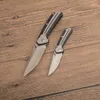 Hohe Qualität 2 Teile/satz Taschenklappmesser 8Cr13Mov Satinklinge Aluminiumlegierung Griff Outdoor Camping Wandern EDC Überleben Taktische Messer