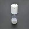 20 шт./лот, 15 мл, маленькая пустая пластиковая безвоздушная эмульсия, крем-лосьон, безвоздушный флакон с насосом, контейнер для упаковки косметических образцов SPB92 Vqast Jhwrv