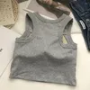 Camisoles & Tanks Brassiere Sexy One-piece Push Tops Pad Seamless Lingerie With Bra Cropped Up Camisole Vest Female Women Bras Top Chest