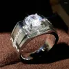 Anéis de casamento Caoshi design de moda para homens luxo de alta qualidade acessórios de noivado jóias de declaração brilhante masculino Finger-ring260r