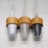 20/410 Bamboo Clear/White/Black Lotion/Emulsion Press Pump Head Nozzle Cap Cover Lid for Essential Oil/Essence Bottle F1429 Asunu Ojado