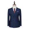 Męskie garnitury Blazery Slim Fit Man Blazer Office Blazer Suit Męskie Kurtki ślubne Kurt Juit Cartoat Casual Dost-Breasted Business Suit 231016