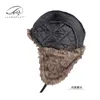 Basker vinter trupper trapper hatt med öronflikar vindtät termisk för män kvinnor