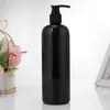 Dispenser di sapone liquido Nero Bottiglie vuote per pompa Shampoo Contenitori per lozione ricaricabile da 500 ml Contenitori per articoli da toeletta