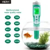 Misuratori PH 10 in 1 PH/EC/TDS/ORP/H2/fertile/salinità/S.G./resistività/temperatura misuratore di qualità dell'acqua Tester digitale multifunzione per acquari 231017