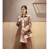 Women's Trench Coats Designer Double-sided Cashmere Coat Women's Mid length 2023 New Autumn and Winter High end Hepburn Style Woolen Coat VP3H