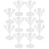 Wine Glasses 10 Pcs Whiskey Disposable Wineglass Cocktail Mini Plastic Cup Bar Martinis