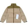 Hommes hiver femmes épissure à capuche broderie doudoune chaude Parka manteau hommes Puffer Jack lettre imprimer vêtements d'extérieur impression couleur multiple123