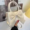 Totes Cross Body Moda Bolsos de mujer Bolsos de verano Bowknot Bolsas de axilas femeninas Bolsa de mensajero de hombro cuadrado para niña dulcestylishhandbagsstore