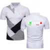 Polo gömlekler erkekler tişört motosiklet vardiyası dişli 1n23456 baskılı askeri stil toptees retro moto topshirtler kontrast renk polo