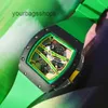 Mens Luxury Mechaical Richardmill Wrist Watches armbandsur RM6101 Manuell keramisk lyx 9wxs